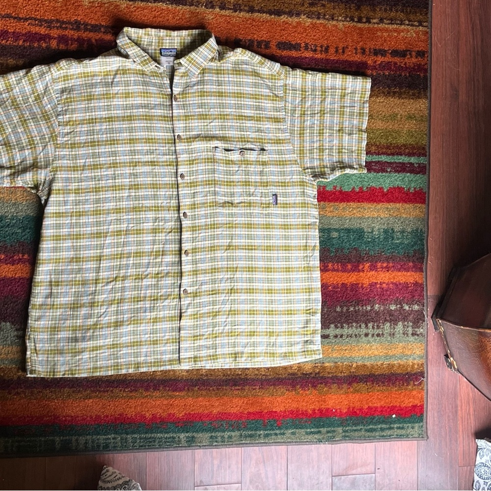Patagonia Organic Cotton Plaid Casual Shirt